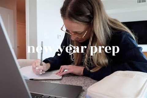 Extreme New Year PREP | resolutions, new journals, home & nutritional declutter & goal..