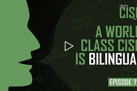 A CISO is more than a technical engineer with a promotion. He is a communicator.