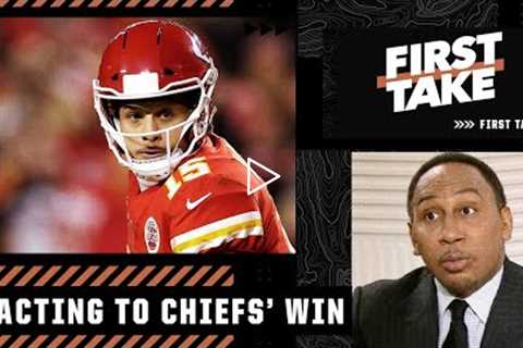 Stephen A. reacts to the Chiefs' WILD OT WIN over the Bills | First Take