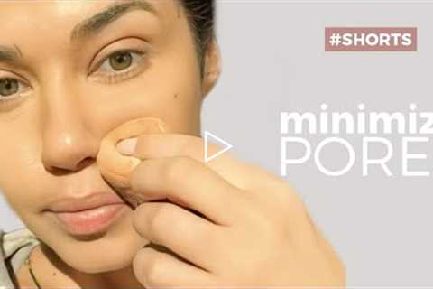 How To Cover Large Pores #shorts