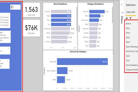 Hide and Show Slicer Pane in Microsoft  Power BI Desktop Application.