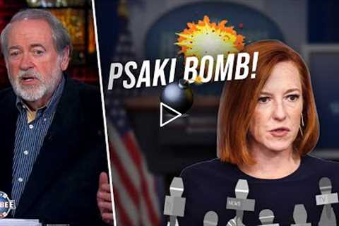 Jen Psaki Drops BOMBS on Pesky Reporters! | Live with Mike Clip | Huckabee