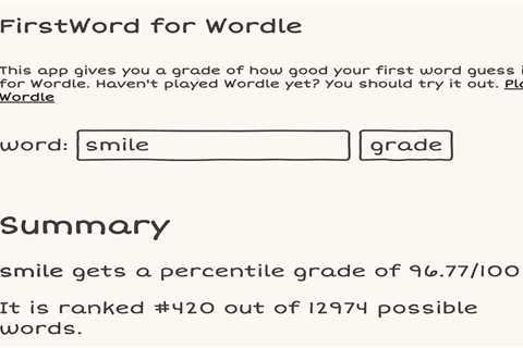 Why I Built FirstWord, The Unofficial Wordle Trainer
