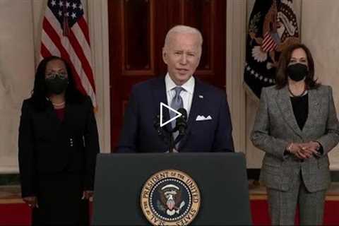 Biden Introduces Supreme Court Nominee Jackson