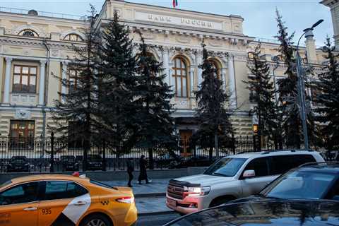 U.S. escalates sanctions with a freeze on Russian central bank assets.