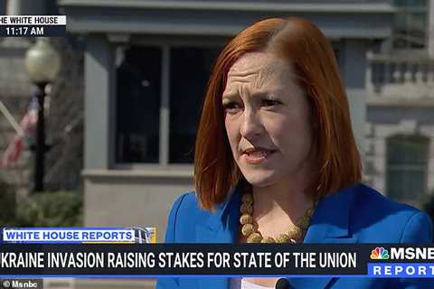 Psaki rejects the introduction of a no-fly zone over Ukraine as “not a good idea” despite..