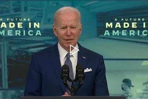 Biden Touts Job Gains, Acknowledges Inflation Pressures