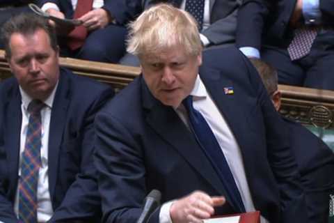 Boris Johnson says Keir Starmer is ‘out of his tiny mind’ during furious PMQs clash on Partygate..