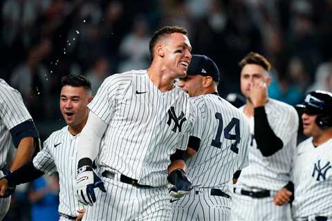 Aaron Judge Takes Home Run Lead With Walk-Off Against Toronto