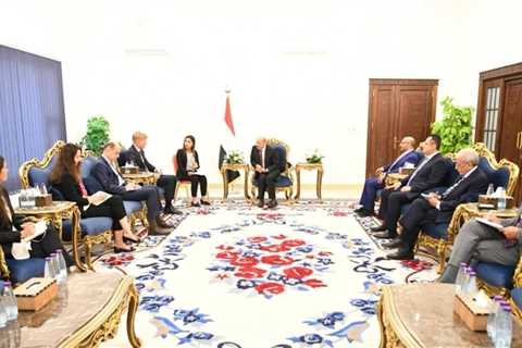 Visit of the UN envoy to Yemen in Aden