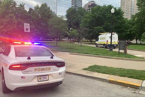 Woman died downtown near War Memorial