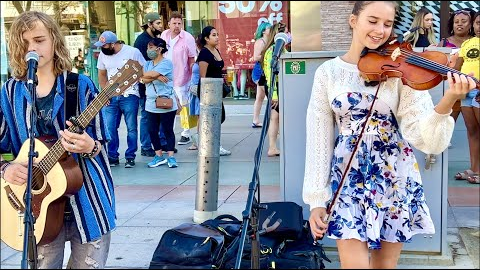 HANDSOME BOY WITH ANGELIC VOICE JOINS ME | John Lennon - Imagine | Violin Cover - Karolina Protsenko