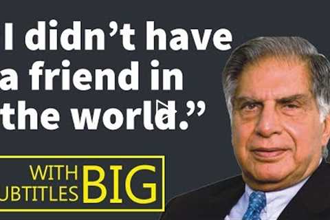 Ratan Tata Award Winning Speech with BIG Subtitles