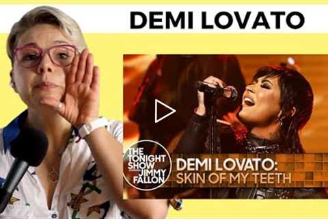 Demi Lovato - Skin of My Teeth (LIVE) New Zealand Vocal Coach Reaction and Analysis