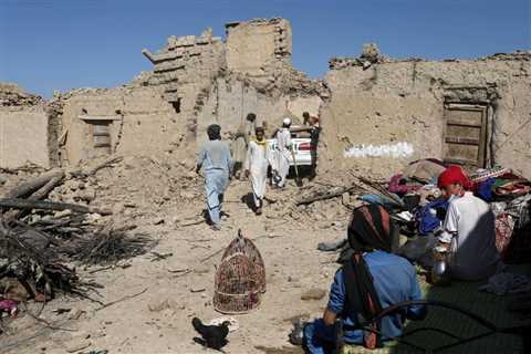 Village life was left in ruins after the deadly earthquake in Afghanistan