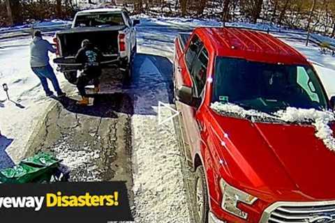 Craziest Driveway Disasters Caught on Video