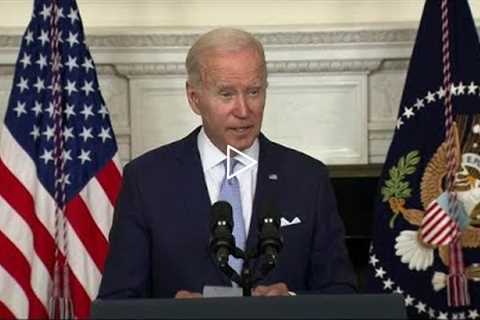 Biden on Recent Data: Doesn't Sound Like Recession to Me