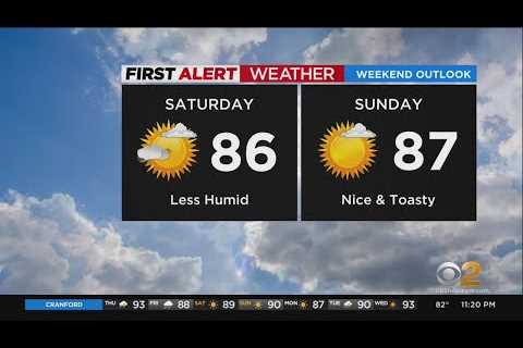 First Alert Forecast: CBS2 7/28 Nightly Weather at 11PM