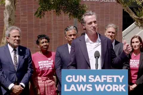 Governor Newsom Signs Gun Legislation at Santa Monica College