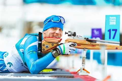 Alexander Gerlitz from Kazakhstan wins bronze at the Paralympics in Beijing