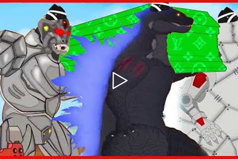 SUPERHEROES GODZILLA vs Team ROBOT MECHAGODZILLA - Coffin Dance Song (Cover)