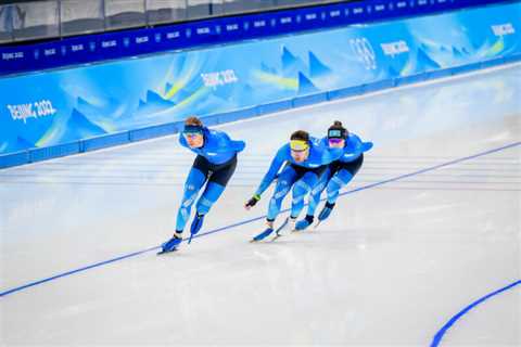 The first days of training for the Kazakh Olympic team at the Winter Olympic Villages in Beijing..