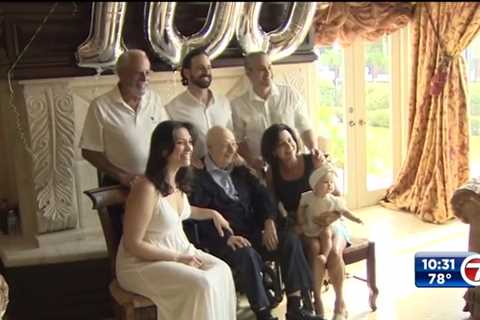 Local WWII vet celebrates 100th birthday on Father’s Day – WSVN 7News |  Miami News, Weather, Sports