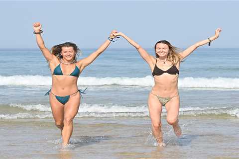 Brits flock to the beaches as they bask in glorious 35C sun before heatwave ends with thunderstorms ..