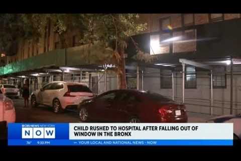 Child rushed to hospital after falling out window in the Bronx