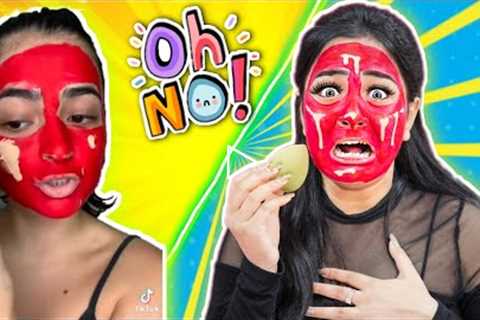 Testing Out *Viral* WEIRD Makeup Hacks 😱  *Shocking Results* 🤯 Nil & Situ Vlogs