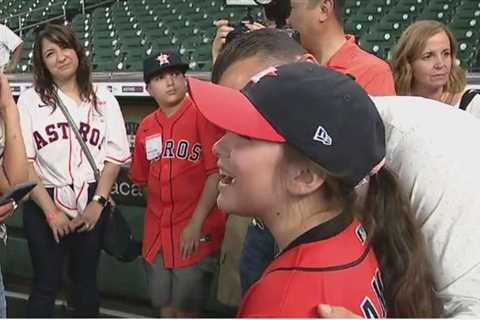 Former Astros shortstop Carlos Correa honors 10-year-old Uvalde shooting survivor in return to..