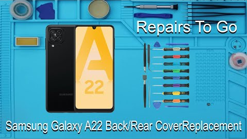 Samsung A22 4G Back / Rear Cover Replacement - Camera Lens Cracked