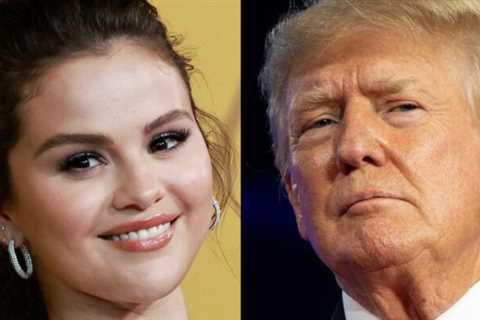 People have noticed a bizarre resemblance between Selena Gomez and Donald Trump’s rug