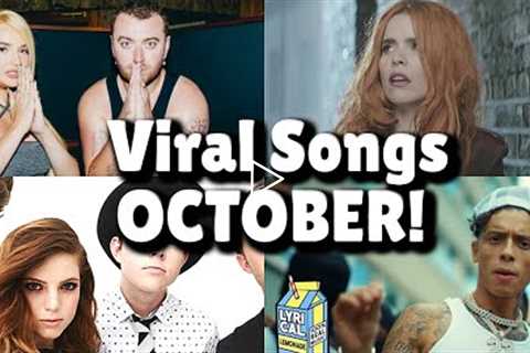 Top 40 Songs that are buzzing right now on social media! - OCTOBER 2022!