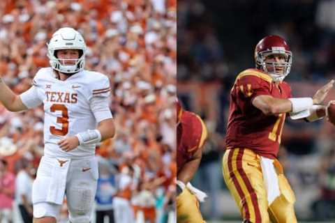 How Texas Longhorns QB Quinn Ewers Reminds Steve Sarkisian of ‘Cool Customer’ & USC Trojans’ Matt..