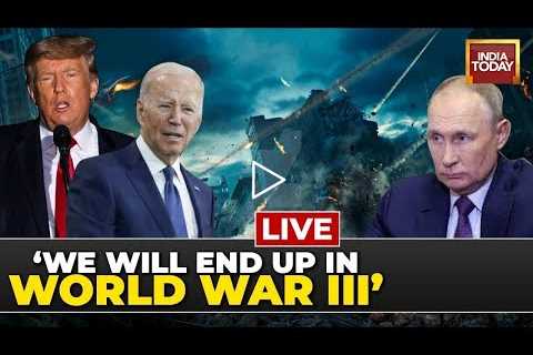 Donald Trump LIVE Speech: Ex-American President Trump Warns Of World War 3 | Russia Ukraine War News