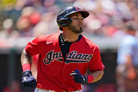 Cleveland puts Eddie Rosario on injured list, recalls Daniel Johnson