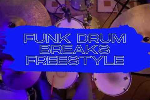 Funk Drum Breaks Freestyle Drum Beats - Live Drum Set