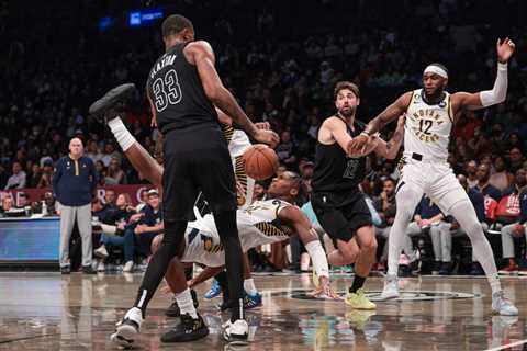 The Indiana Pacers almost finish their 24-point comeback but fall in Brooklyn