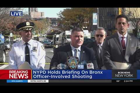 Police briefing on Bronx shooting that left 1 dead