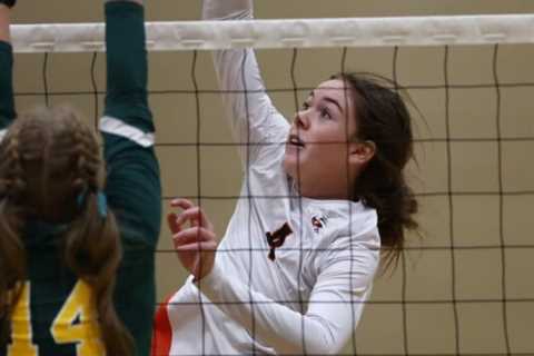 Miner volleyball too strong for Tigers in postseason