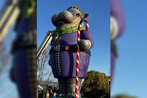 Cincinnati Zoo unveils Fiona nutcracker statue for holidays