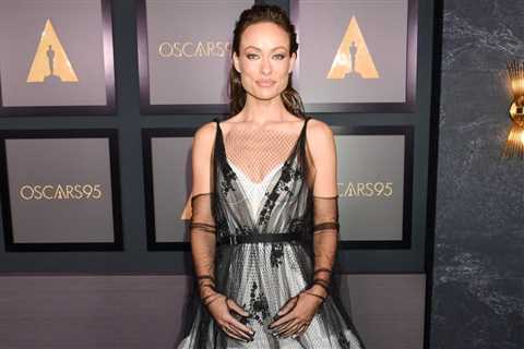 Olivia Wilde makes her first public appearance after splitting from Harry Styles in a stunning dress