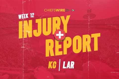 First damage report for Kansas Metropolis Chiefs vs Los Angeles Rams