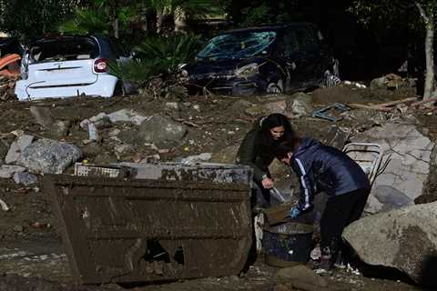 Balance of mudslides in Italy rises to seven deaths, including brother (10) and sister (6) and..