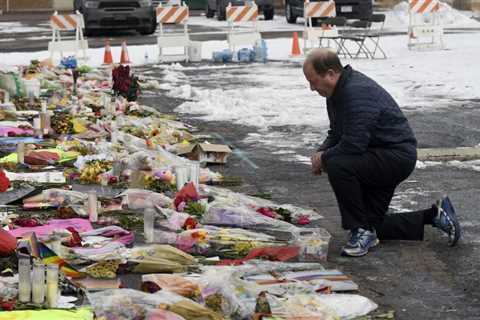 Colo. gov. pushes gun control during trip to Club Q shooting memorial