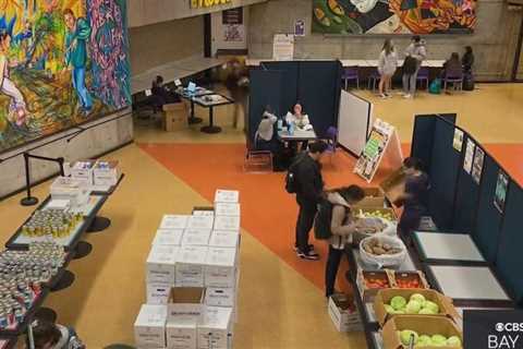 Pop-up meals pantry helps a whole bunch of San Francisco State college students weekly