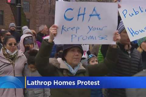 Protesters march, say CHA has broken promises about Lathrop Homes