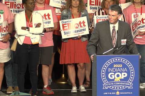 Republican Daniel Elliot elected as Indiana state treasurer as Democrat Jessica McClellan concedes