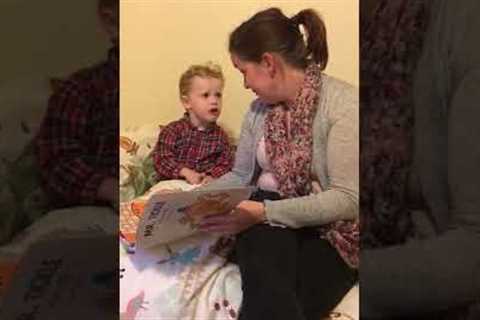 Cute toddler corrects mum''s pronunciation